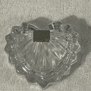 Mikasa Crystal Heart Shape Jewerly Case